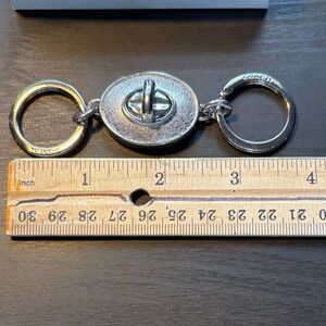 Coach Valet Silver tone Key Holder
